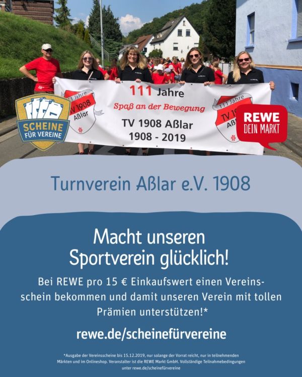 2019 10 28 Plakat Scheine für Vereine